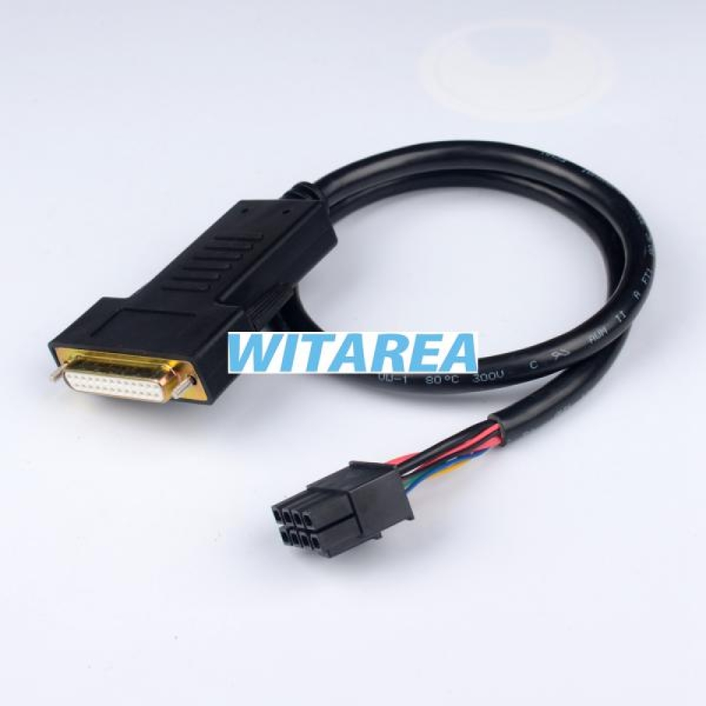 High power Combination D-SUB HD 13W6 Connectors custom cables