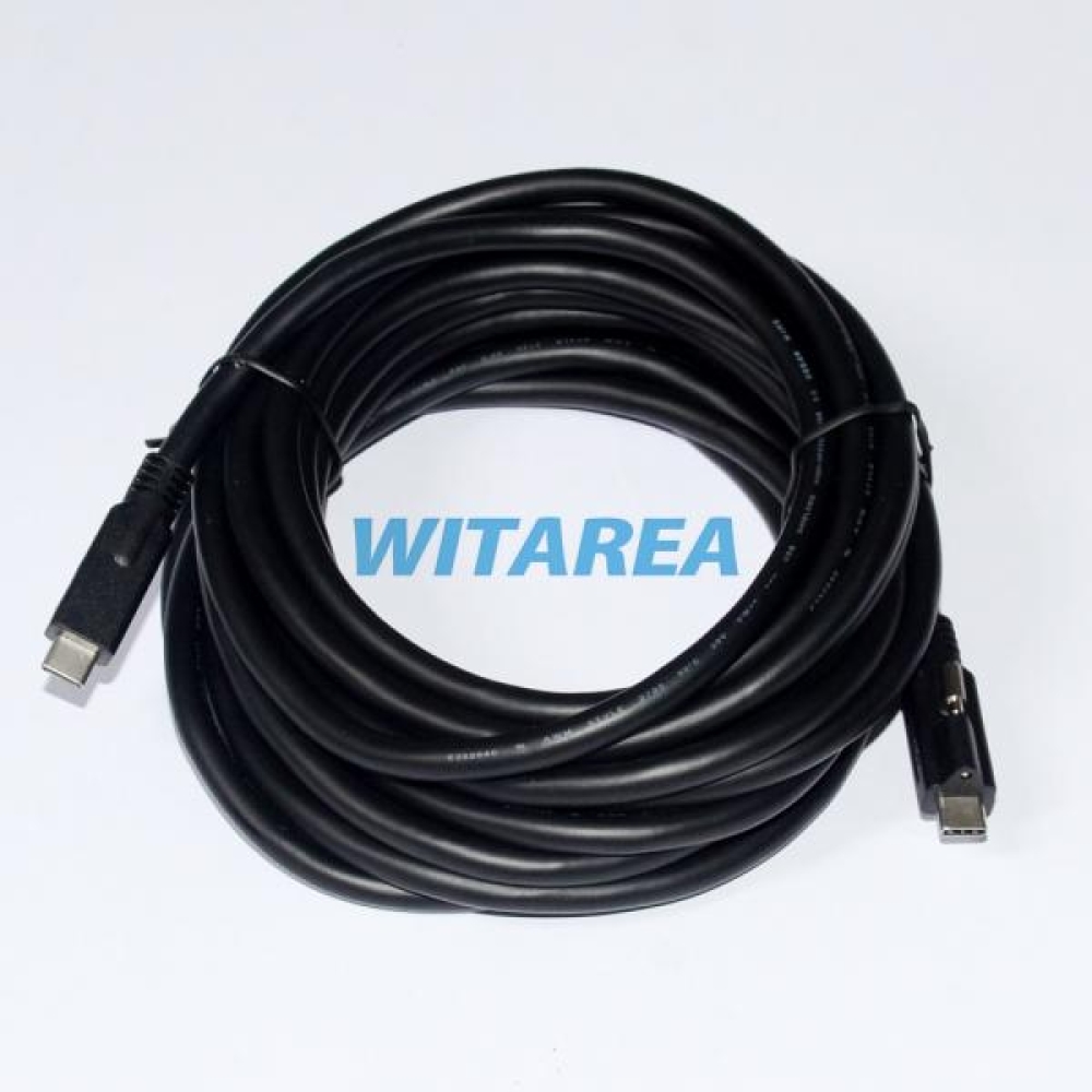 USB Type-C Male Cable With Single Locking Screw