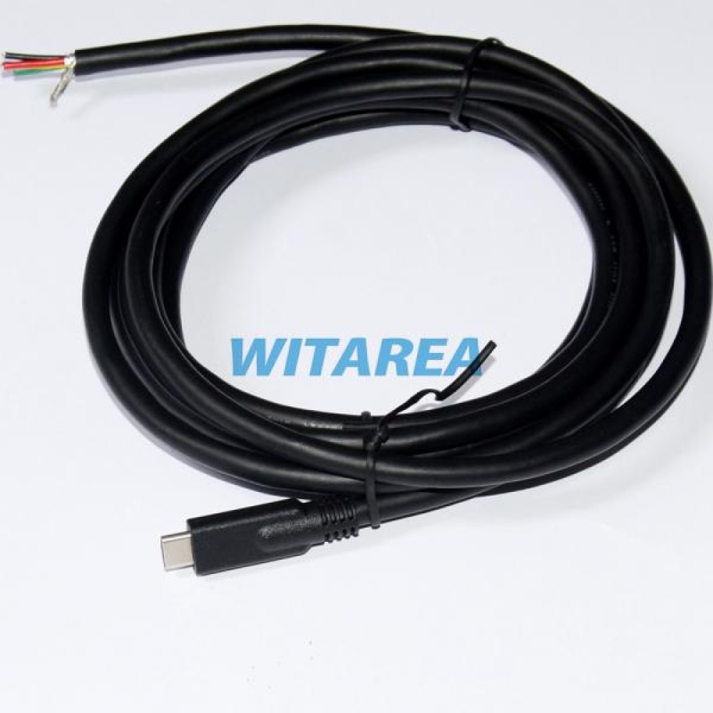 Type-C 2.0 to Pigtail power cable