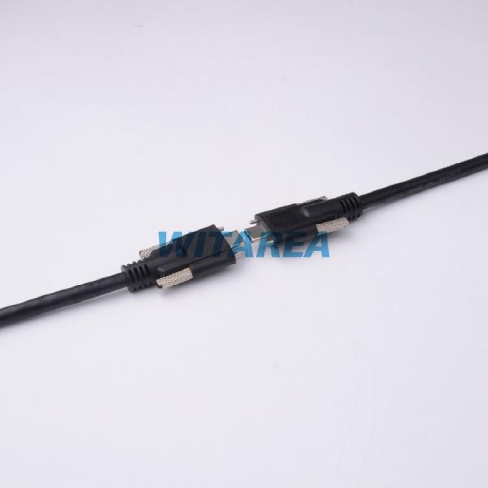 USB Type-c with Dual Screw locking To USB Type-c with Dual Screw locking Cables