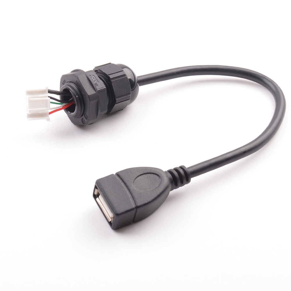 USB AF OTG To Molex Wire harness Cable With waterproof Connector