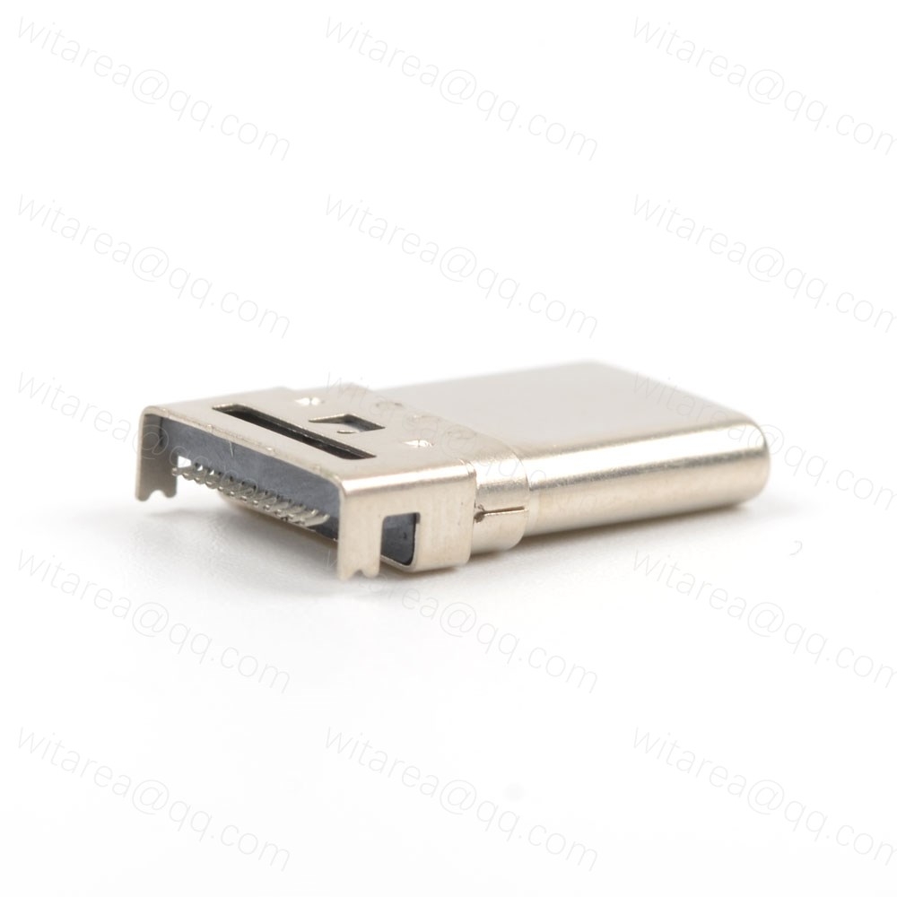 SMT/SMD TYPE C 24PIN Plug Middle Mount,L=13.75MM WITH CAP