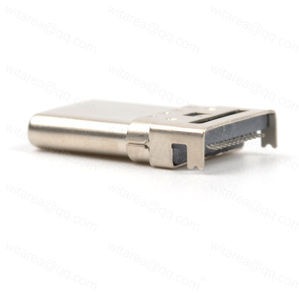 SMT/SMD TYPE C 24PIN Plug Middle Mount,L=13.75MM WITH CAP