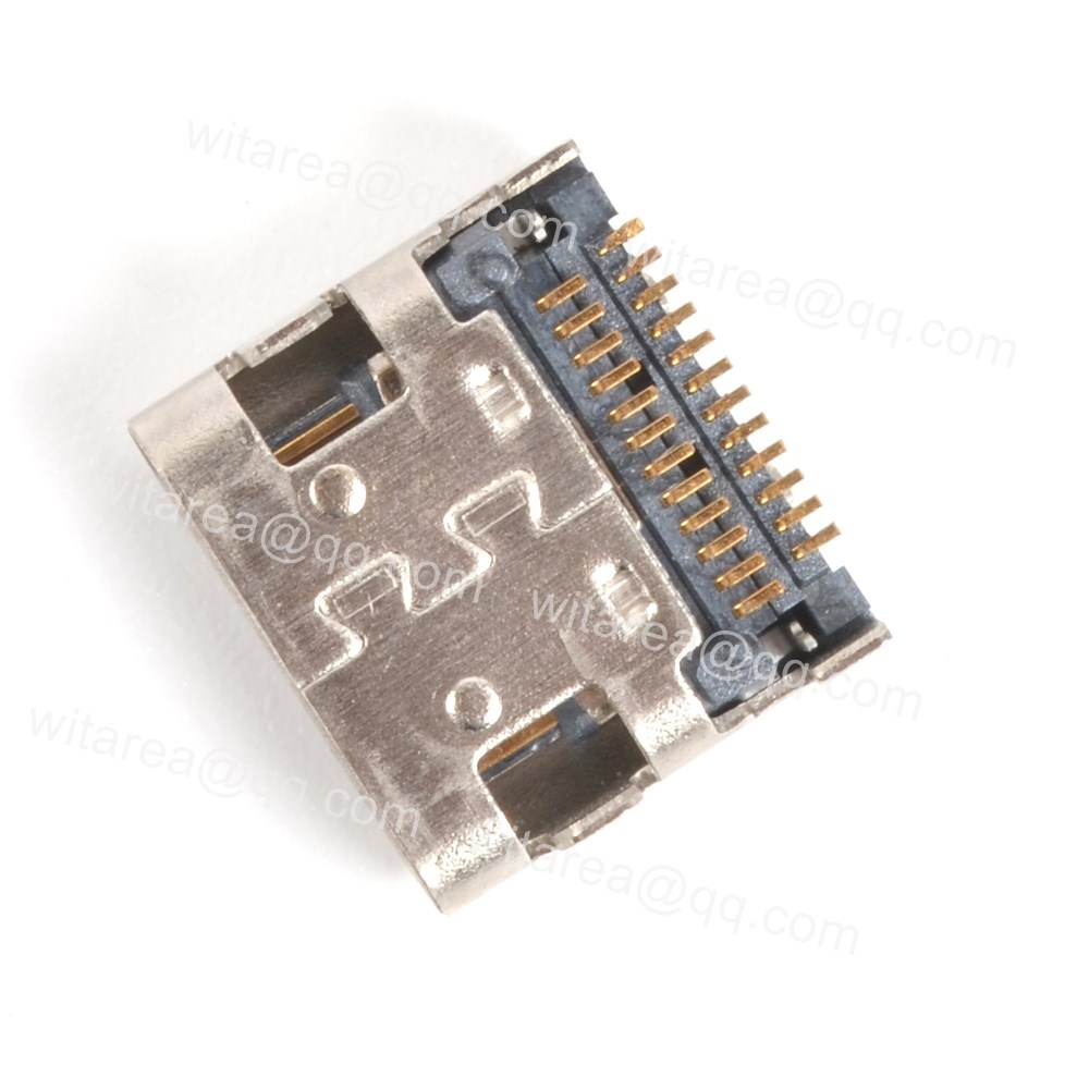 SMT/SMD TYPE C 24PIN Receptacle Socket Surface MOUNT,CH=1.68MM, L=7.9MM