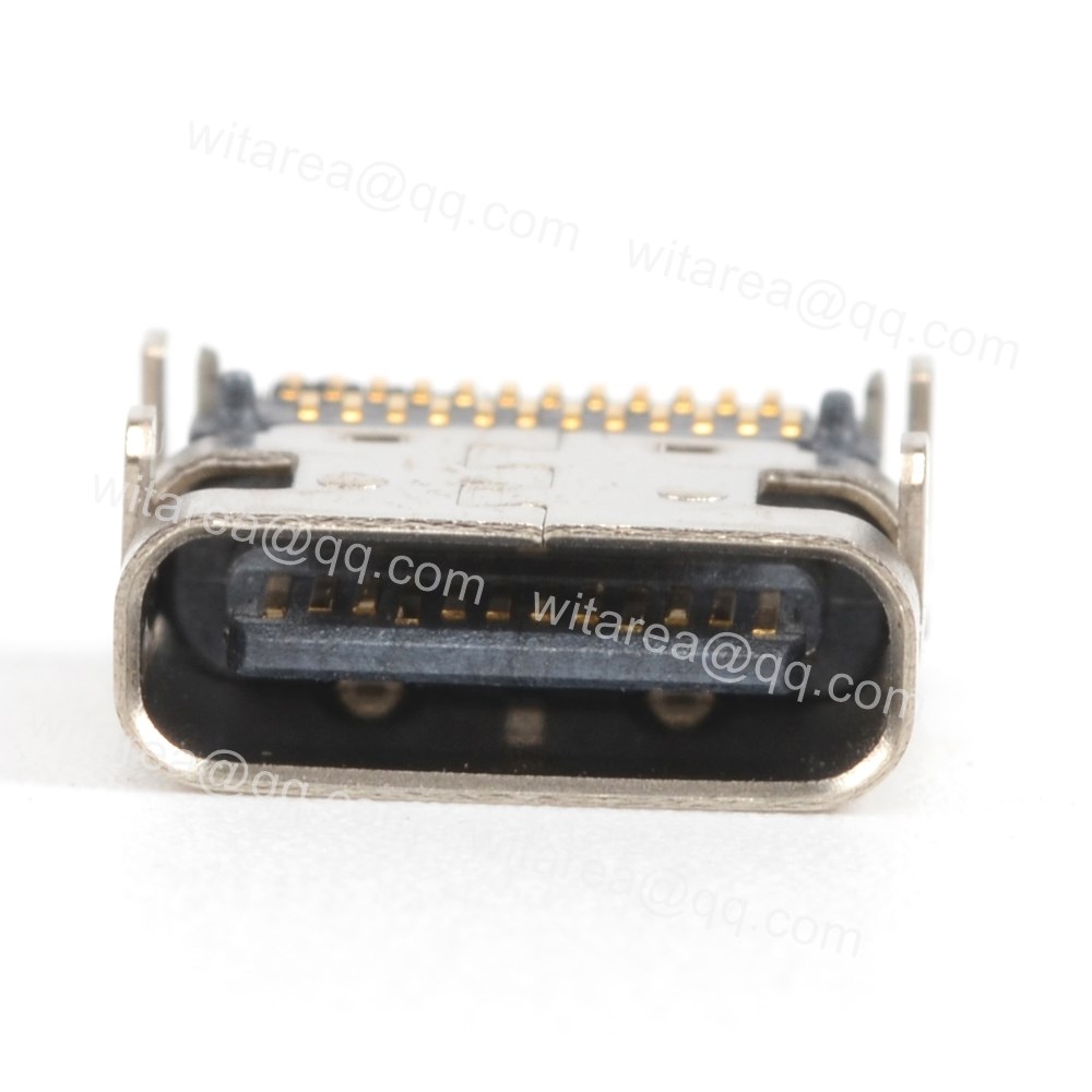 SMT/SMD TYPE C 24PIN Receptacle Socket Surface MOUNT,CH=1.68MM, L=7.9MM