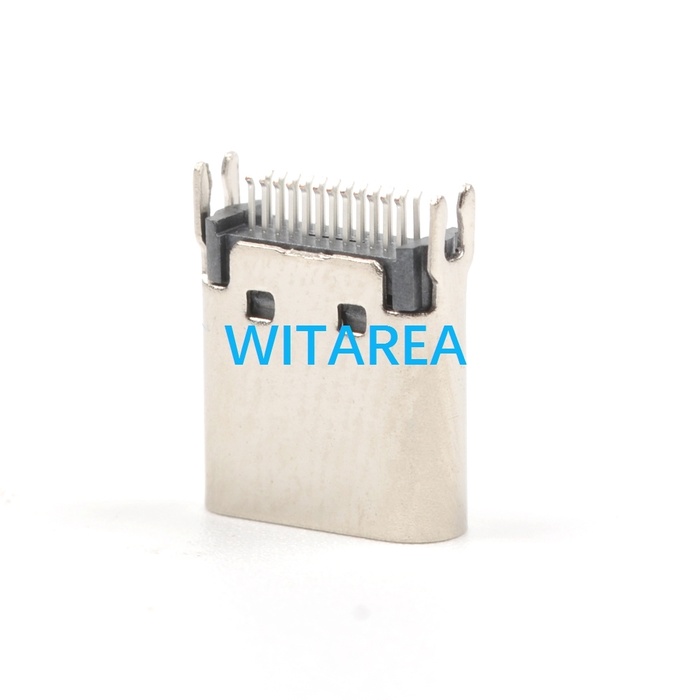 TYPE C 24PIN femal plug straddle mount,H=9.3mm, L=10.95MM