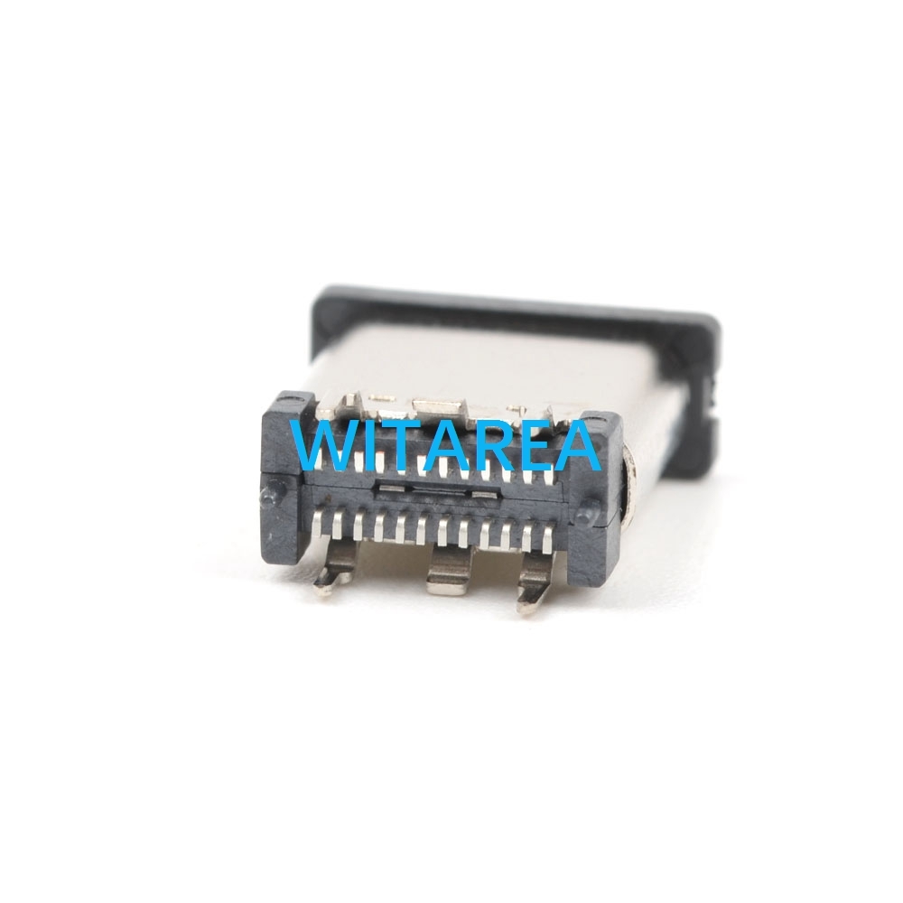 SMT/SMD TYPE C 24PIN Receptacle Socket Vertical mount,H=7.35mm, L=9.25MM