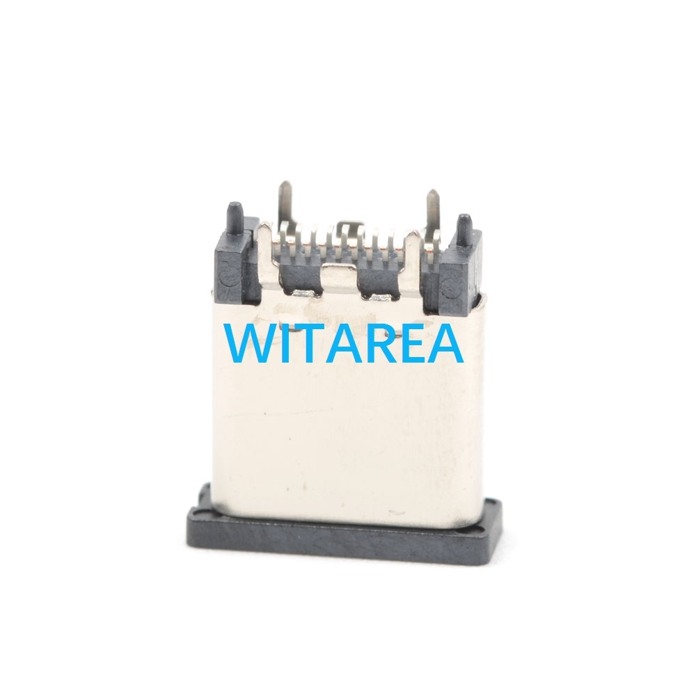 SMT/SMD TYPE C 24PIN Receptacle Socket Vertical mount,H=7.35mm, L=9.25MM