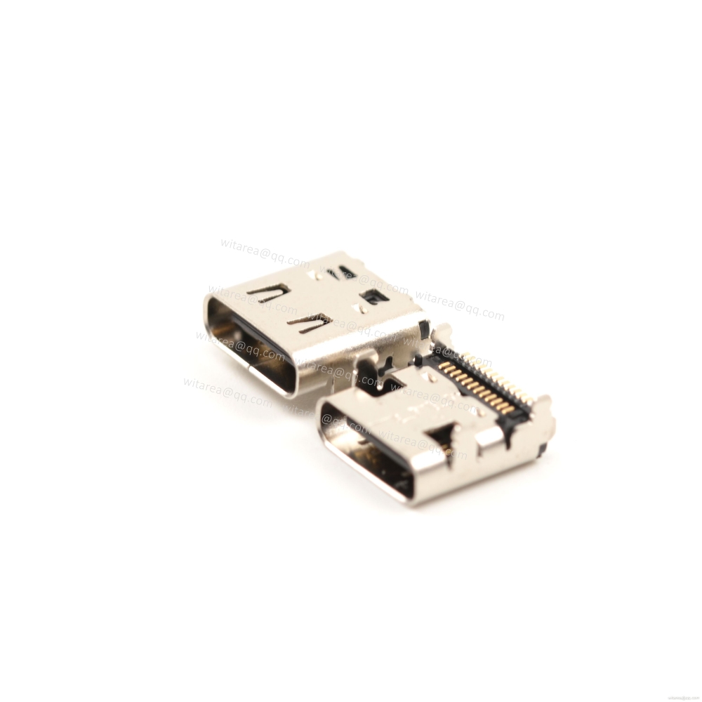 USB4 TYPE C 24P Receptacle SMT CH=1.57mm L=9.17mm