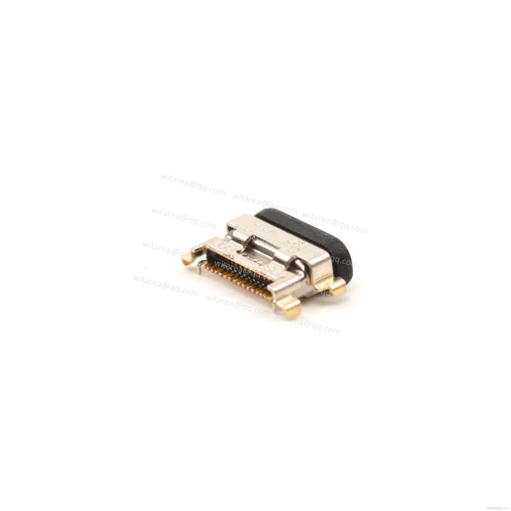 USB2.0 TYPE C 16P SMT waterproof receptacle  CH=0.35mm,L=7.6mm