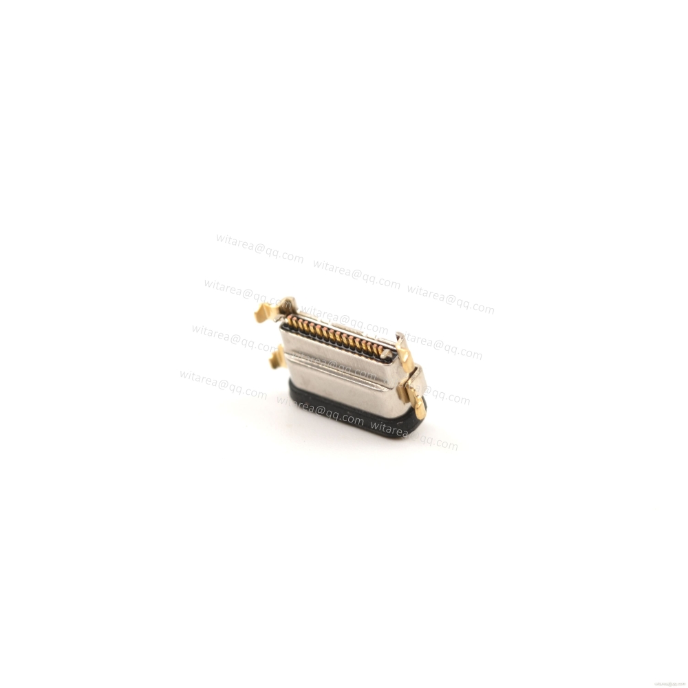 USB2.0 TYPE C 16P SMT waterproof receptacle  CH=0.35mm,L=7.6mm