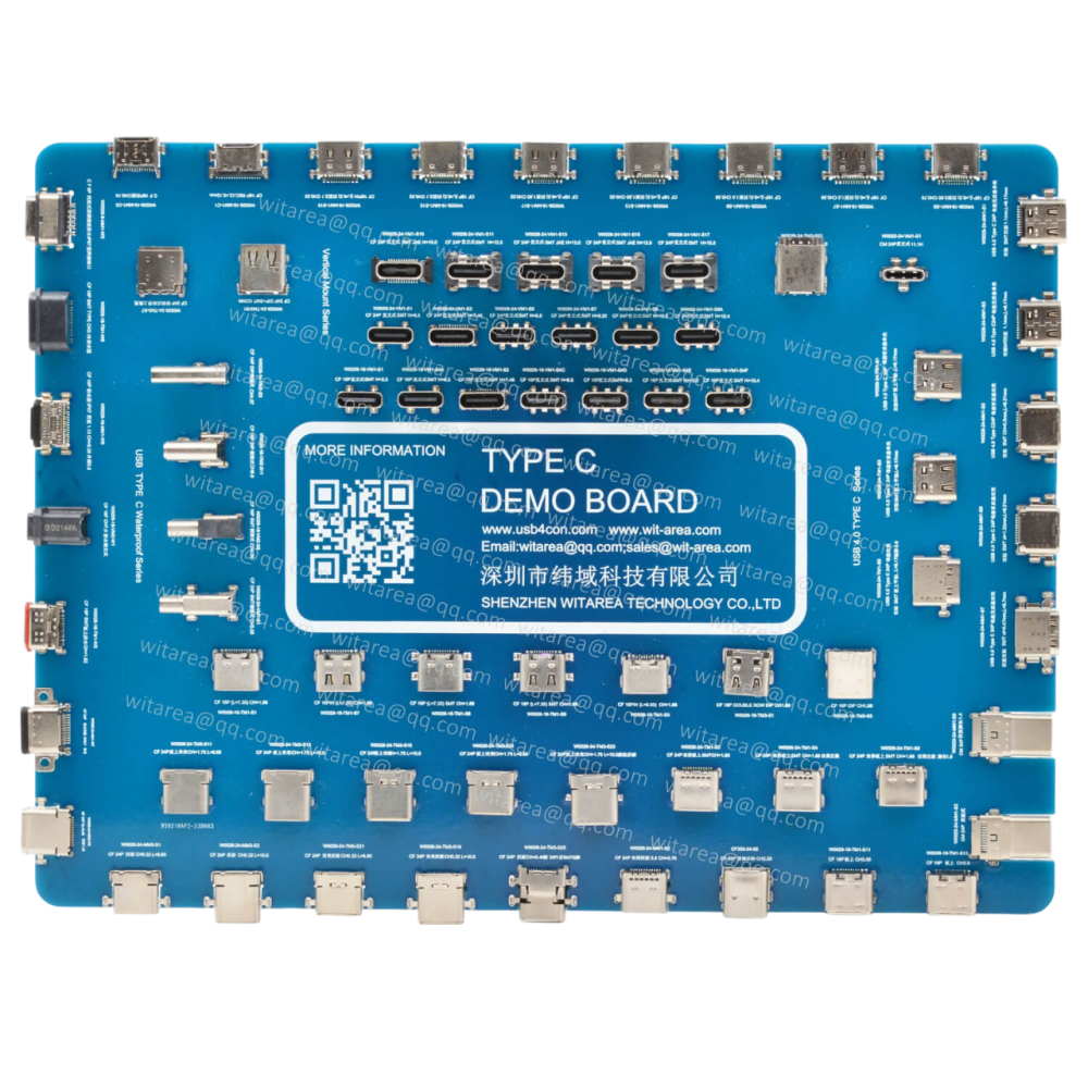 USB2.0 TYPE C 6P VERTICAL-MOUNT SMT RECEPTACLE ,H=6.5MM,L=6.5MM