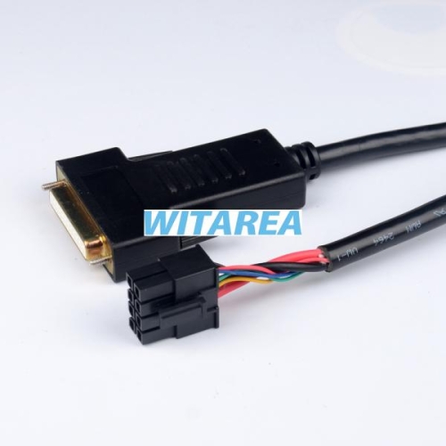 High power Combination D-SUB HD 25W3 Connectors custom cables