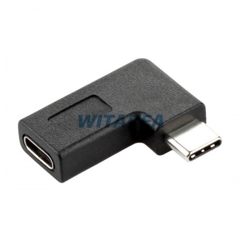 USB C/M TO USB C/F Left and Right 90 Degree Angled Extension Adapter