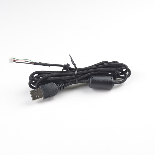 Custom USB cable With Strain Relief Grip and Ferrite Core