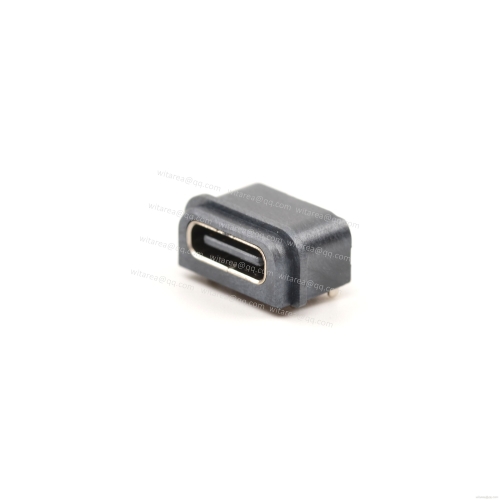 USB2.0 TYPE C 16P SMT waterproof receptacle CH=3.18mm,L=7.9mm