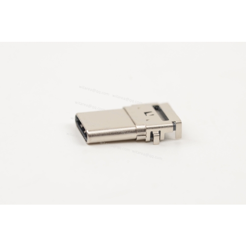 USB3.1 TYPE C 24PIN MALE PLUG, MID-MOUNT,  DUAL ROW SMT,CH=0.15MM, L=15.5MM