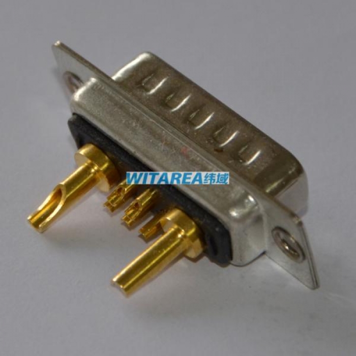 High current D-sub Machined db 7pin 7w2 male solder cup connector