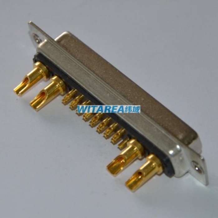 High current D-sub Machined db21 pin 21w3 solder cup connector