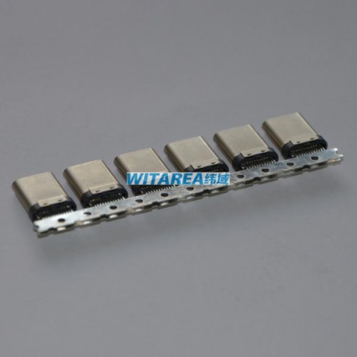 USB 3.1 TYPE C MALE connector for cable