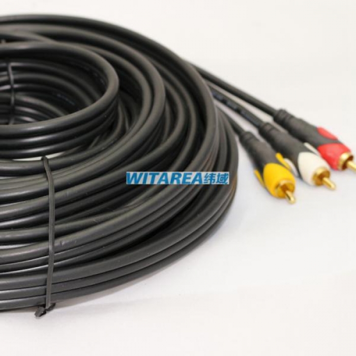Composite Video Cable with Stereo Audio M/M RCA cables