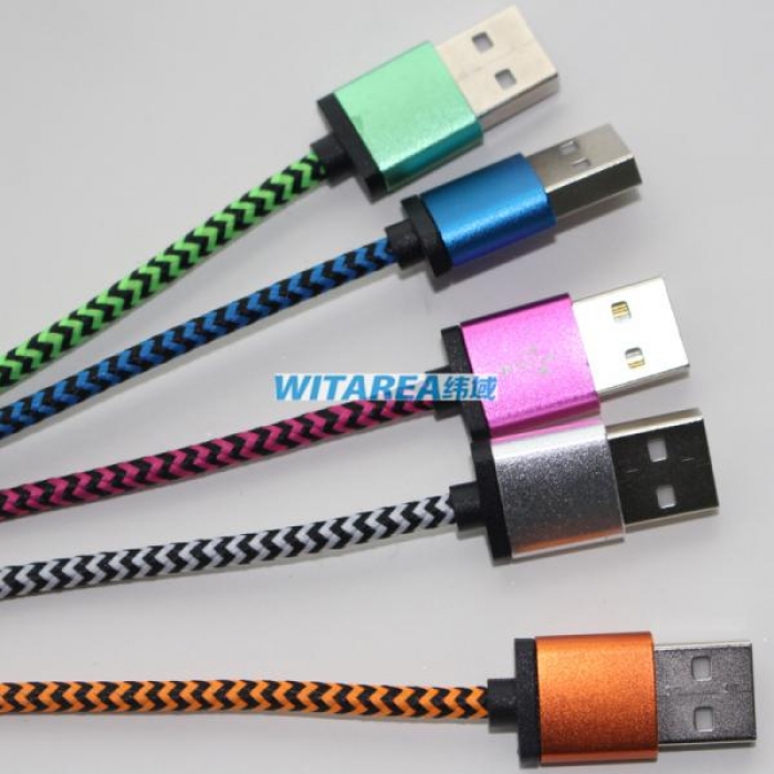 Braided Fabric Micro USB cable