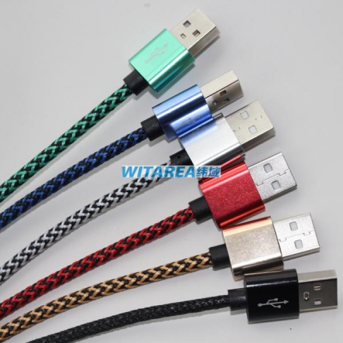 Braided Fabric Micro USB cable