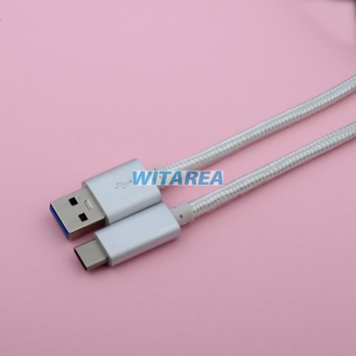 3 Feet USB 3.1 Type-C  Colored Braided Cable