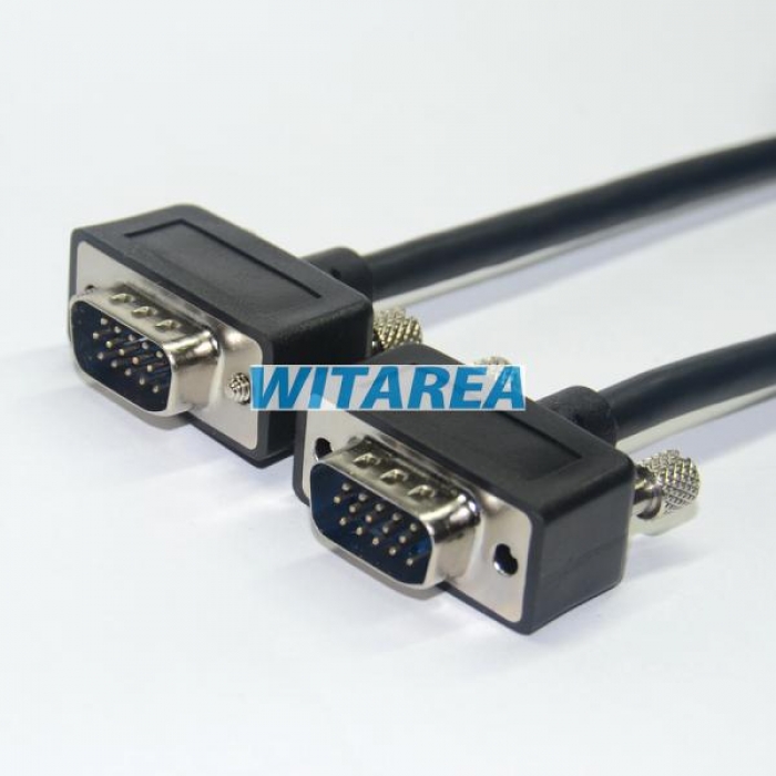 Coax Low Profile High Resolution Monitor VGA HD15 PIN M/M Cable