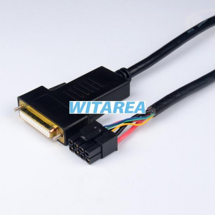 High power Combination D-SUB HD 13W6 Connectors custom cables