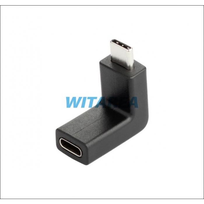 USB C/M TO USB C/F Up and Down 90 Degree Angled Extension Adapter