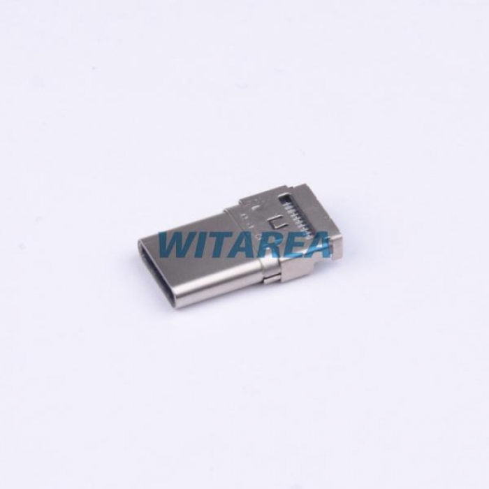 SMT/SMD right angle Male 24PIN USB3.1 Type-c pcb mounted plug