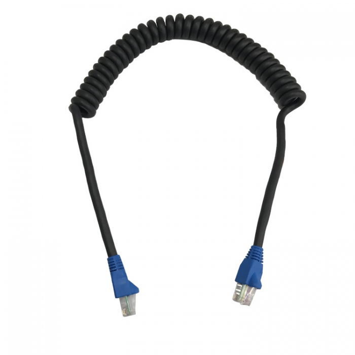 Retractable Coil Cord  Spiral Cable Ethernet CAT5E/CAT6  Cable