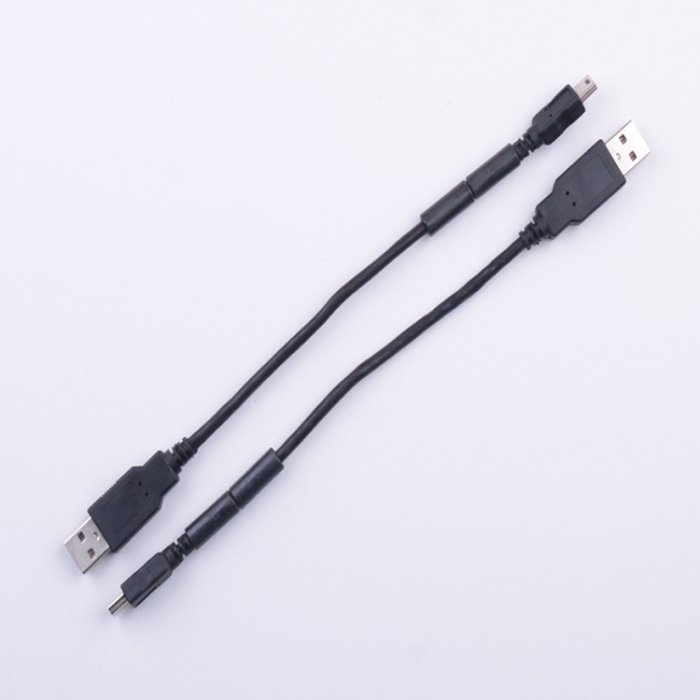 Custom  Clip On Ferrite Ring MINI USB Cable