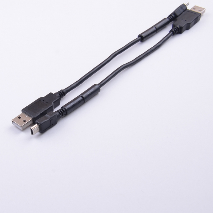 Custom  Clip On Ferrite Ring MINI USB Cable