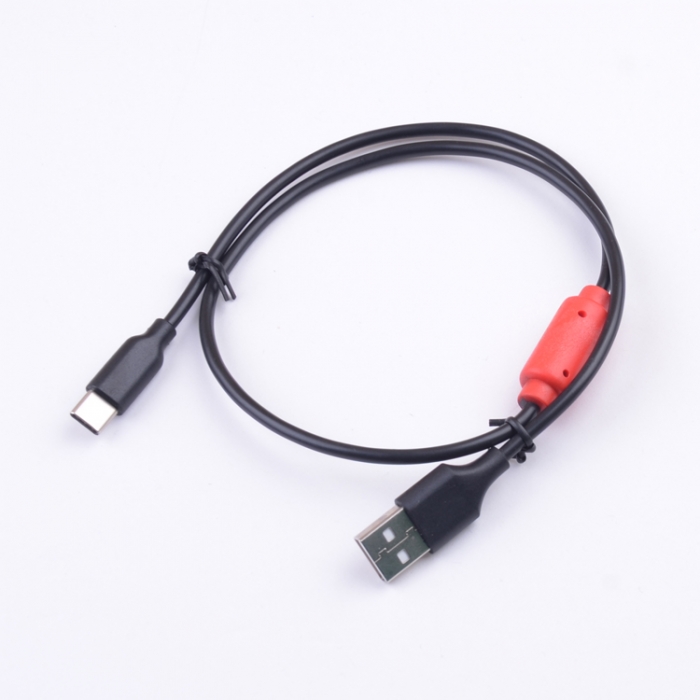 Type C male data cable With Ferrite Core