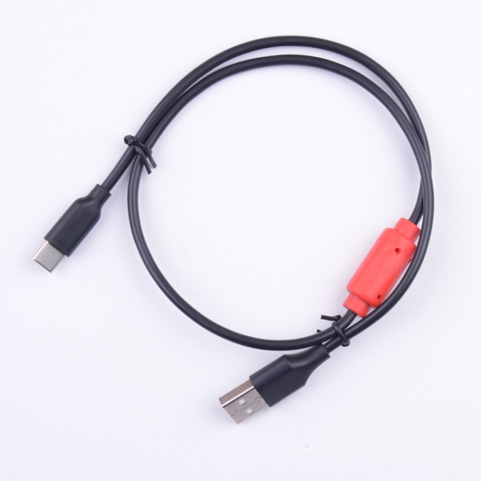 Type C male data cable With Ferrite Core
