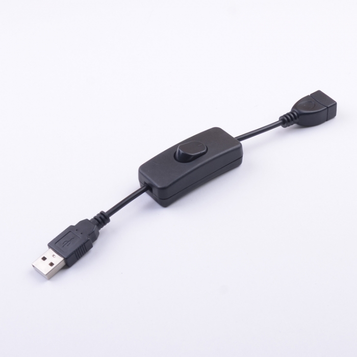 Support Power and Data USB Extension Inline Rocker Switch for Driving Recorder LED Desk Lamp USB Fan LED Strips
